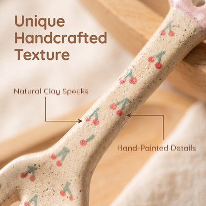 Rabbit Stoneware Dessert Fork