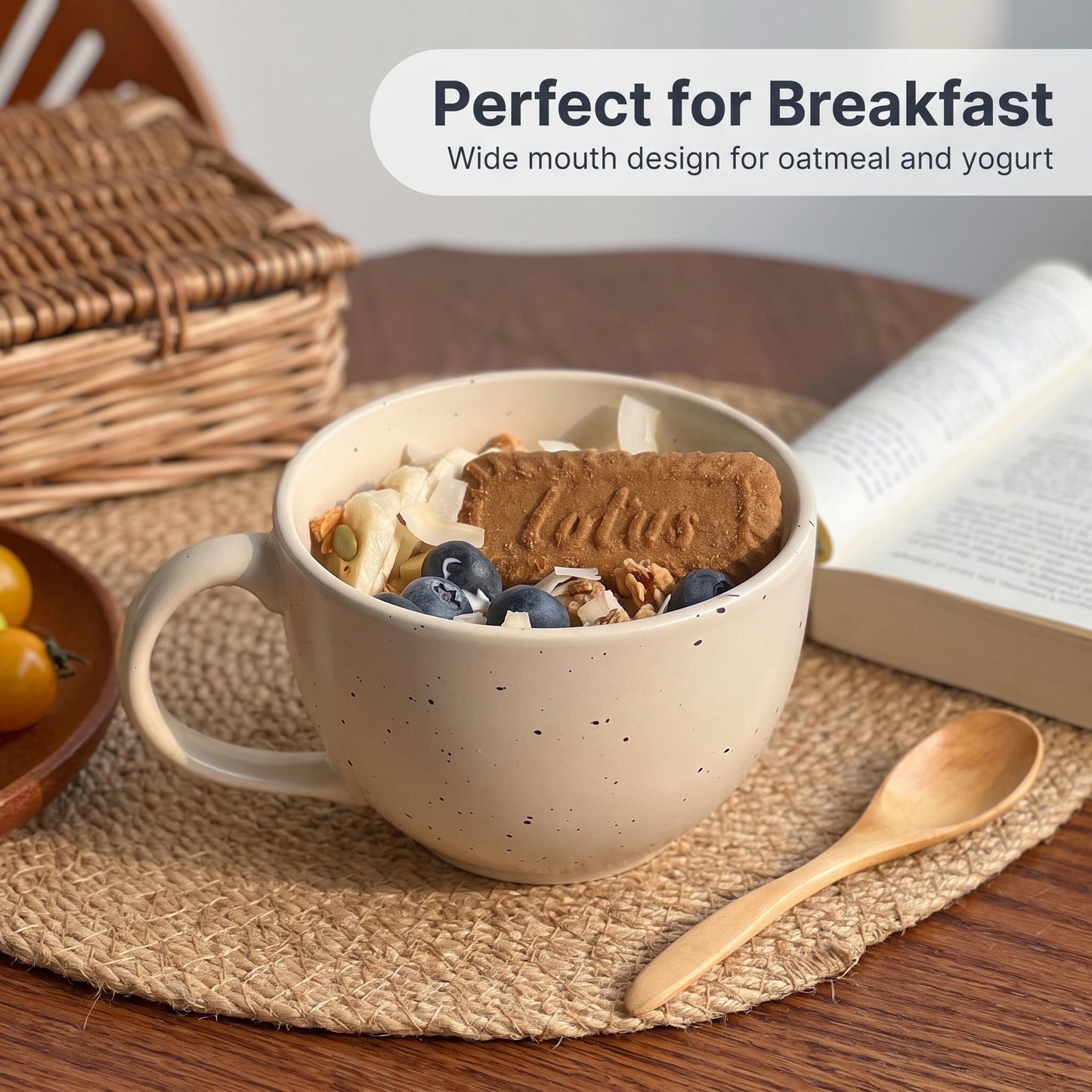Handmade Speckled Ceramic Mug