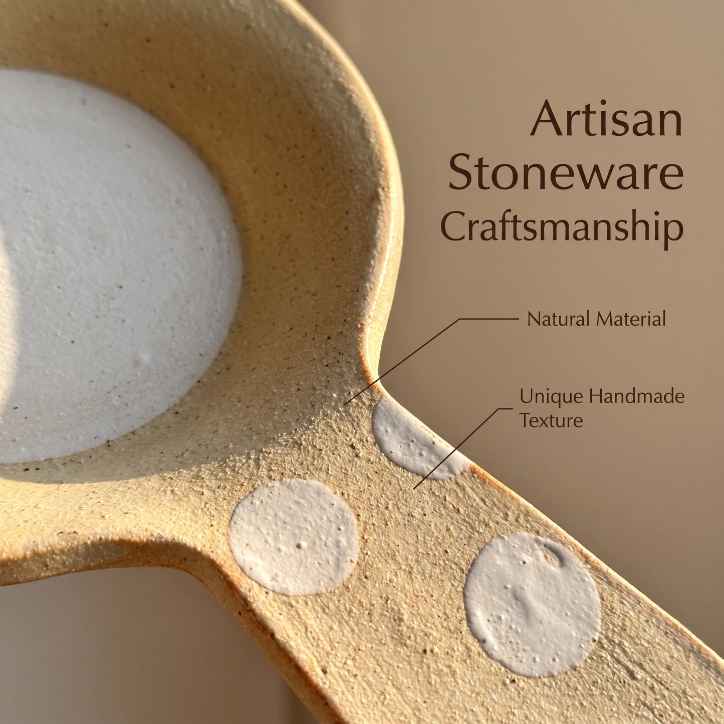 Rabbit Ear Stoneware Frying Pan