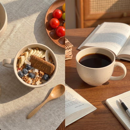 Handmade Speckled Ceramic Mug