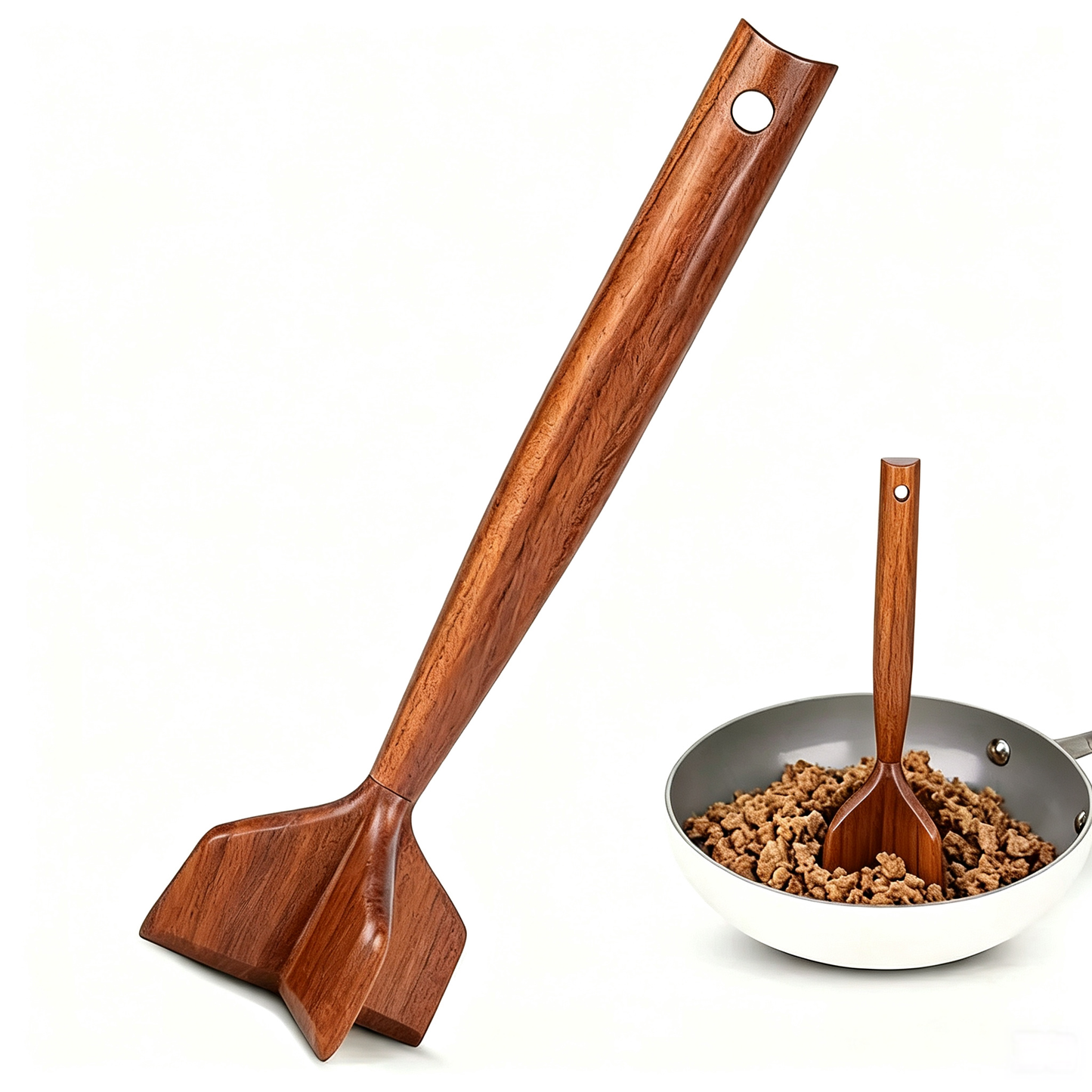 Teak Wood Meat Chopper