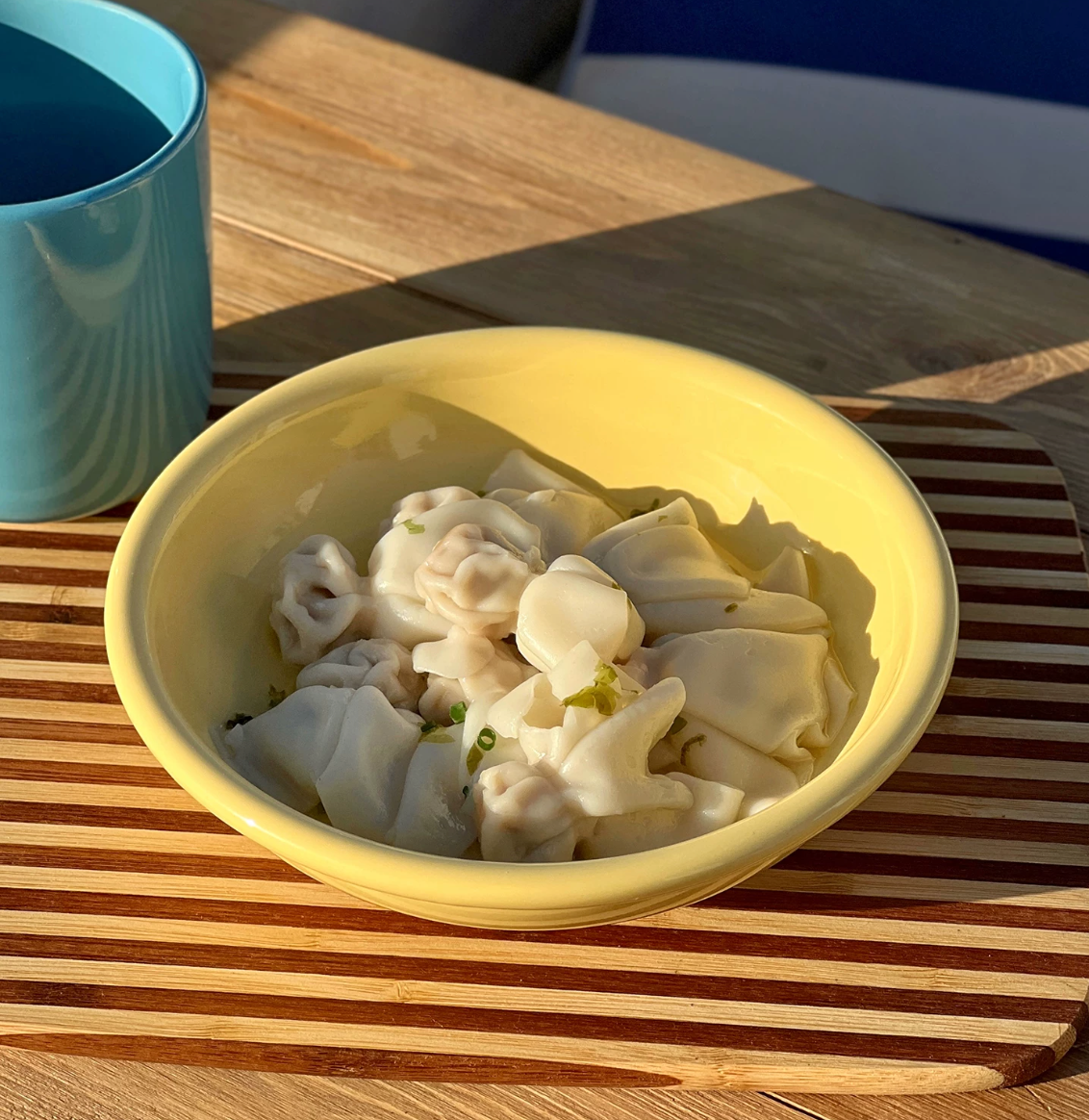 Handmade High-Fired Stoneware Chubby Yogurt Bowl | Vibrant Glossy Ceramic Salad Bowl