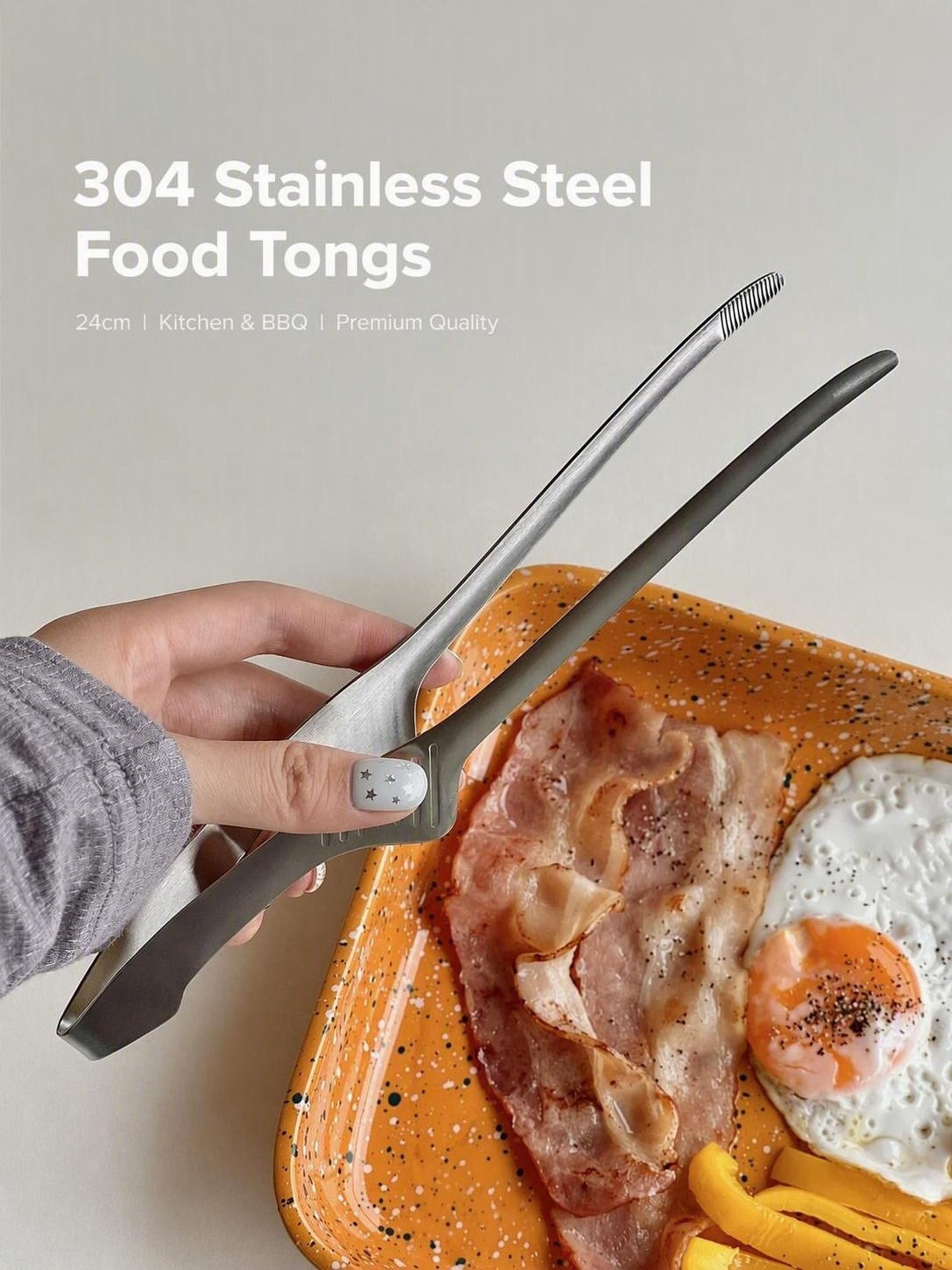 Stainless Steel Kitchen Tongs
